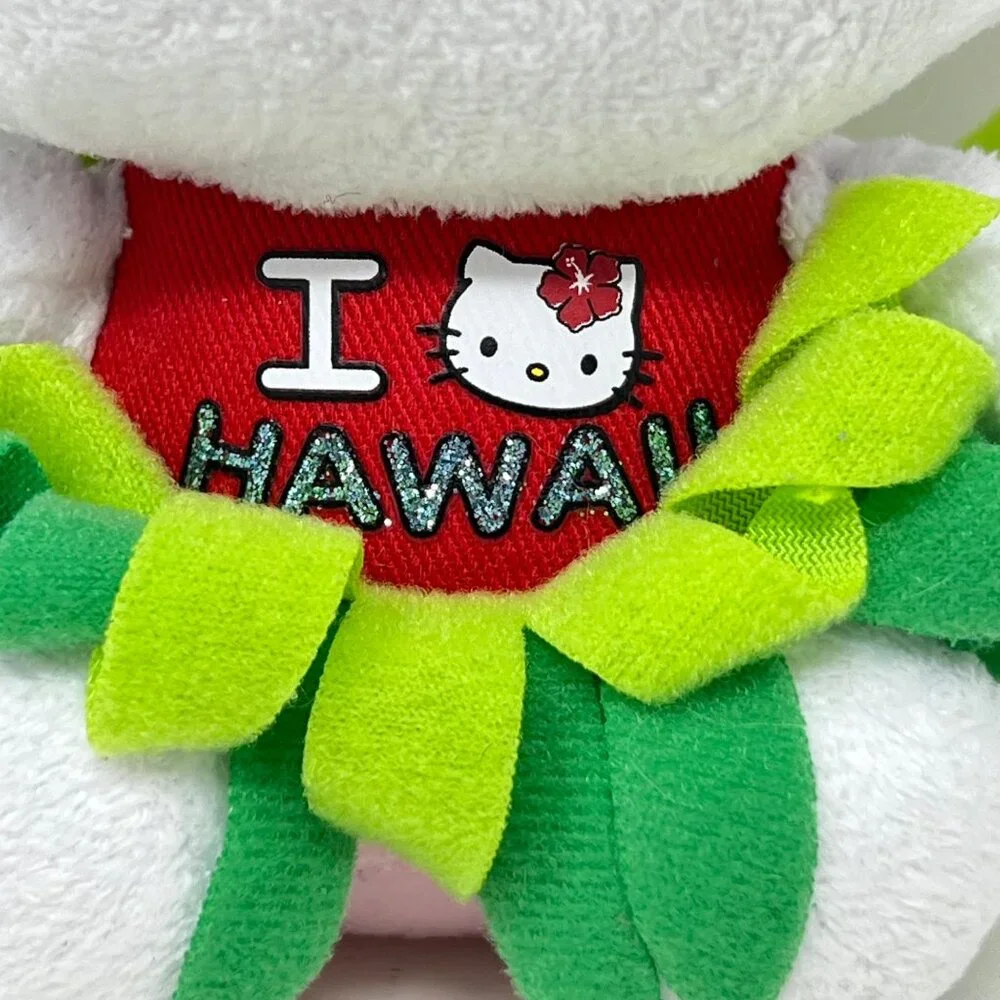 Hello Kitty Set 2 - San Rio Ty Souvenir City Las Vegas & Hawaii Plush Stuffed 6